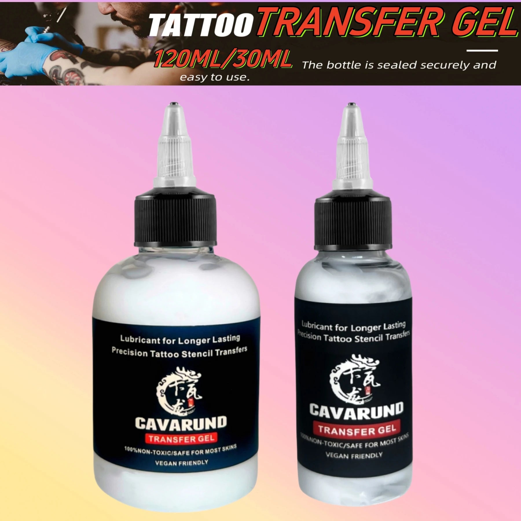 120ML 30ML Tattoo Transfer Gel Thermal Copier Professional Tattoo Stencil Magic Stuff Solution Cream Tattoo Supply Qme