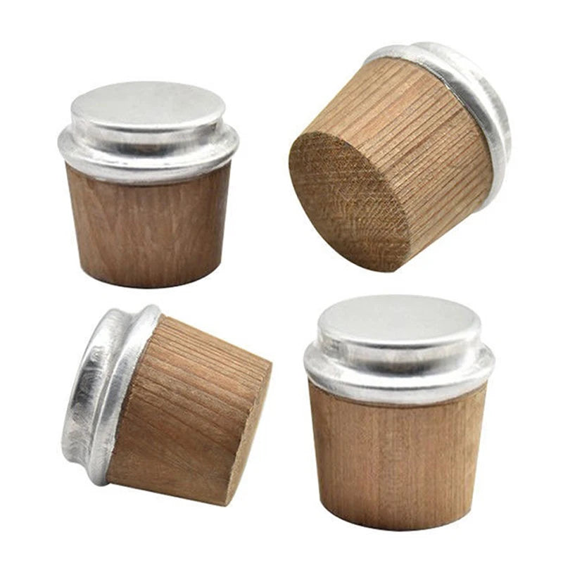 2Pcs Safe Durable Vacum Flask's Cork Plug Wood Thermos Stopper Sealed Lid Cap Bottle Cork Plug Replace Kettle Accessories Tool Qme