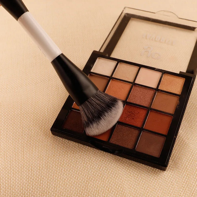 F4 Dual-ended Foundation Face Brush Double-ended Powder Blush Contour Qme