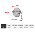 Stainless Tea Infuser Sphere Locking Spice Tea Ball Strainer MeshTea Filter Tool. Qme S