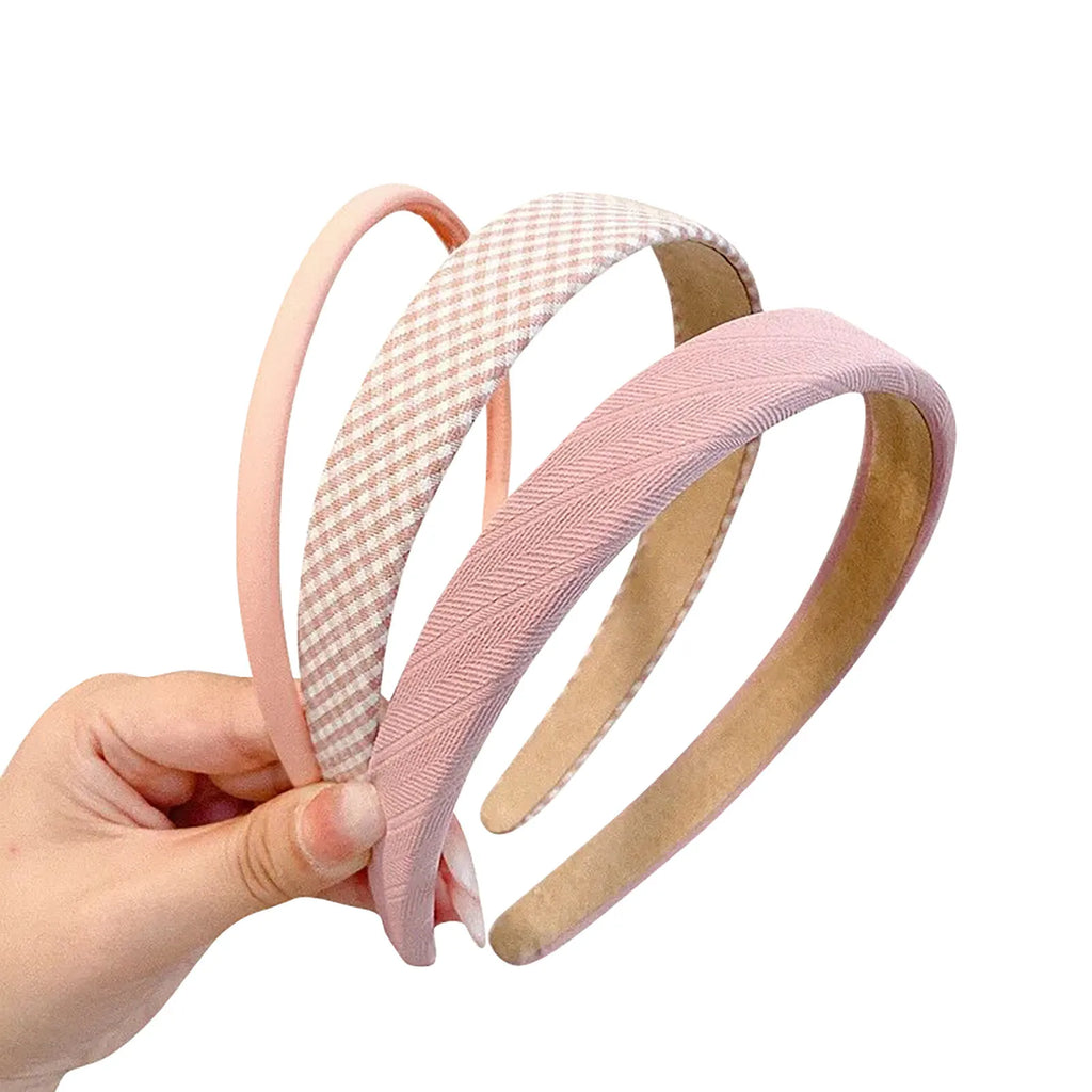 3pcs Set Fashion Headbands for Women Girls Pearl Hair Bands Versatile Simple Hairband Hair Hoop Hair Accessories Headwear Qme