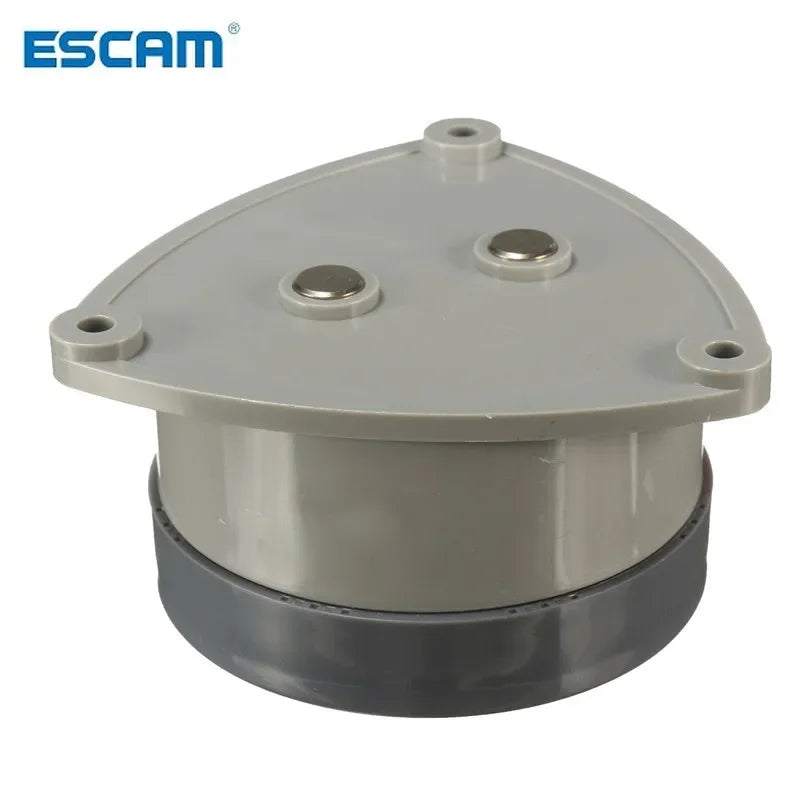 ESCAM ABS Plastics Water Leak Detector Water Sensor Leak Alarm with Caution Light Home Security Durable Quality Qme