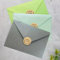 Handmade Love Stickers Roll Kraft Paper Round Labels Products Qme camel