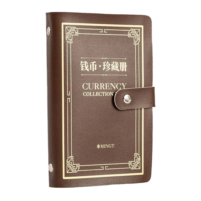 50pcs Large Capacity Banknote Collection Book For Collecting Paper Money Qme A4