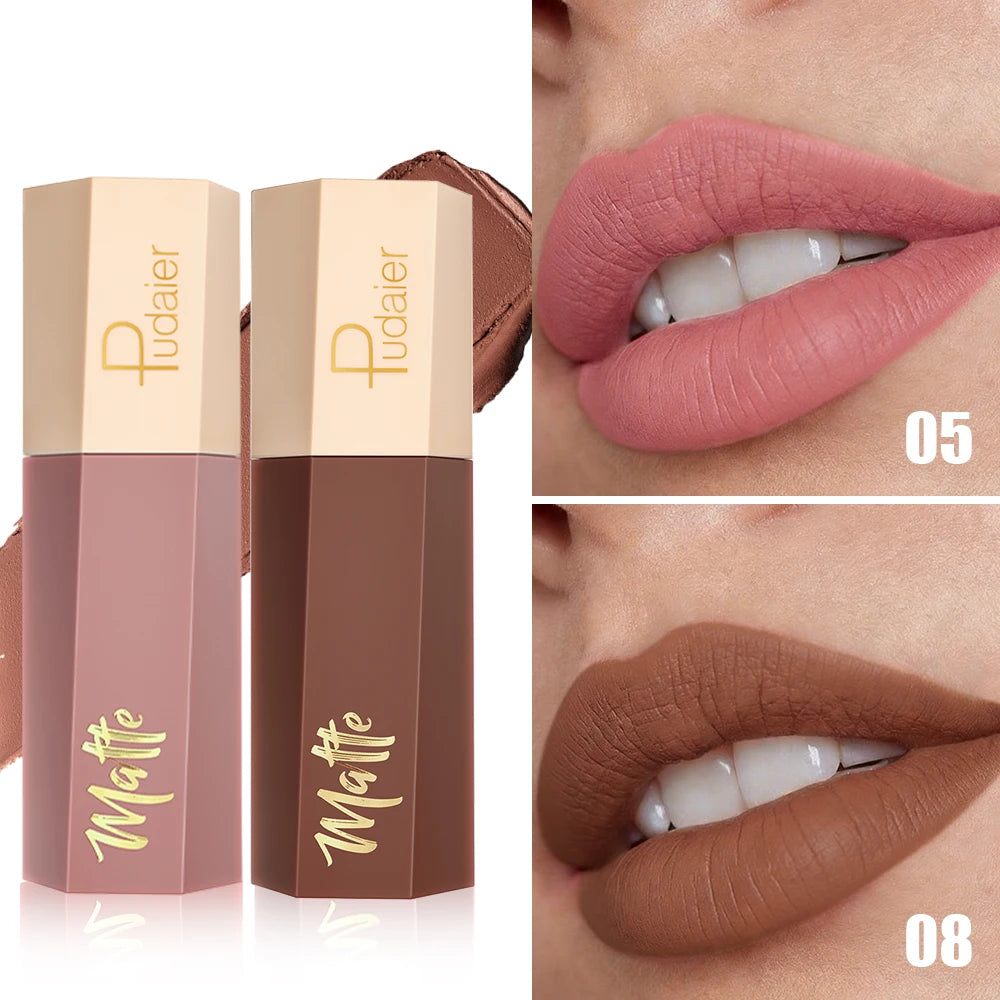 Matte Liquid Lipstick Long-lasting Waterproof Highly Pigmented Qme 05 08 4g Full Size