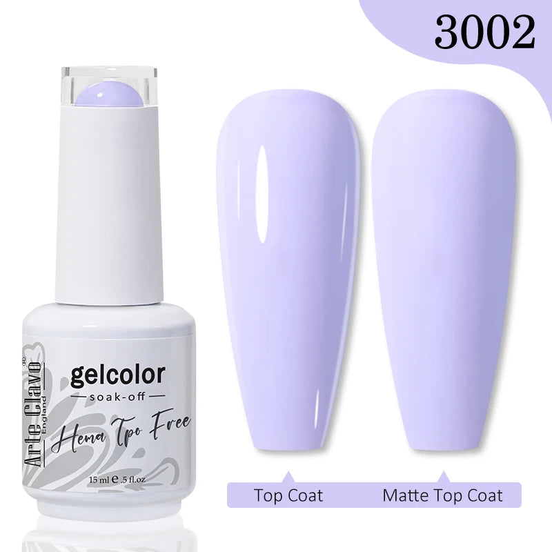 Arte Clavo Jelly Series Semi-transparent Light Pink Peach Gel Nail