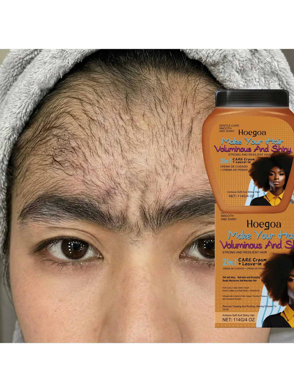 African Healing Oil for Dry, Damaged & Natural Hair | Softens, Strengthens & Adds Brilliant Shine Ultimate Hair Elixir Qme