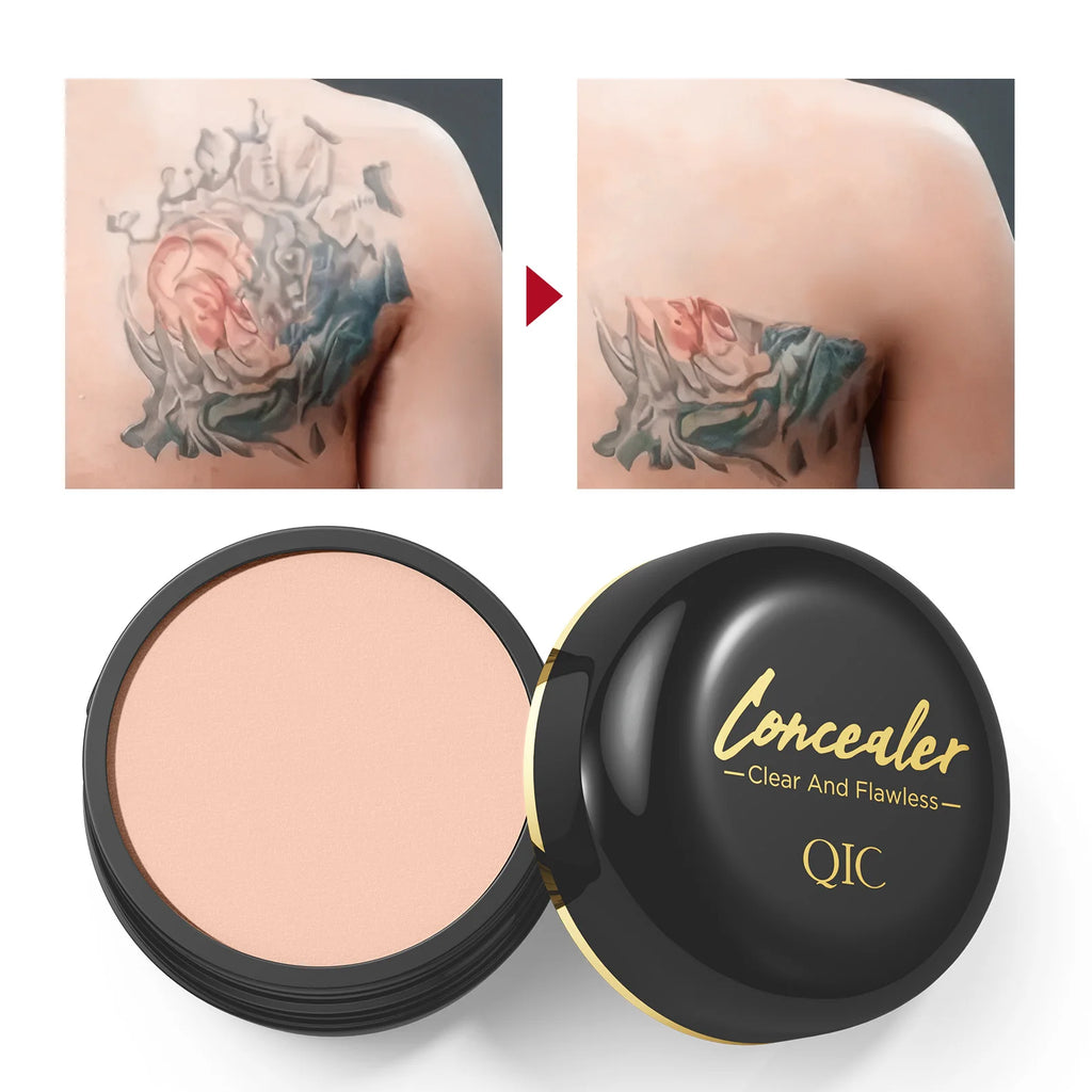 Waterproof Full Coverage Concealer Cream Long Lasting Hide Dark Circles Acne Spots Facial Blemish Foundation Makeup Qme