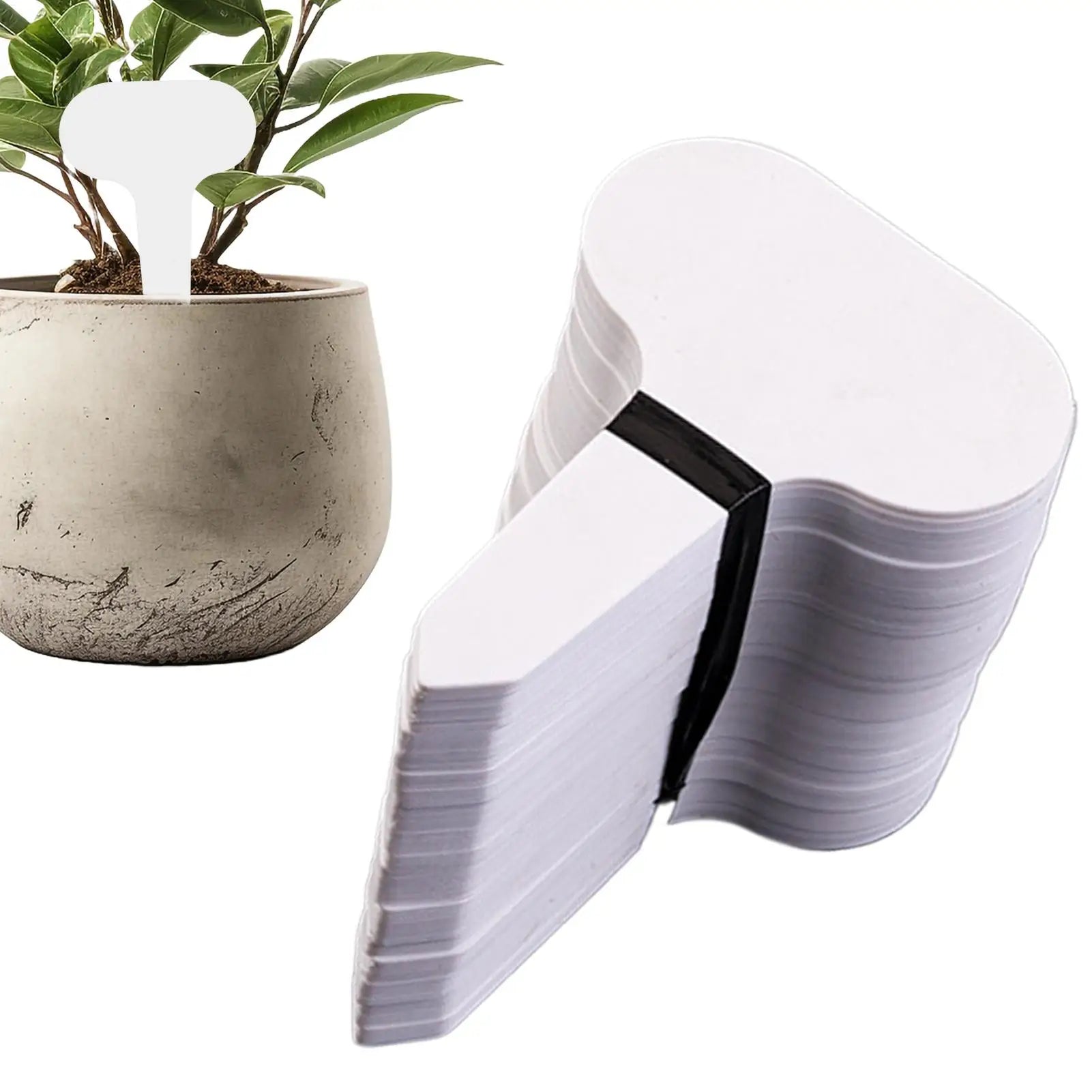 100pc Garden Tags Writable Sturdy Markers Garden Tags For Potted Plants For Balcony Vegetable Plots Flower Pots Shrubs Gardeners Qme
