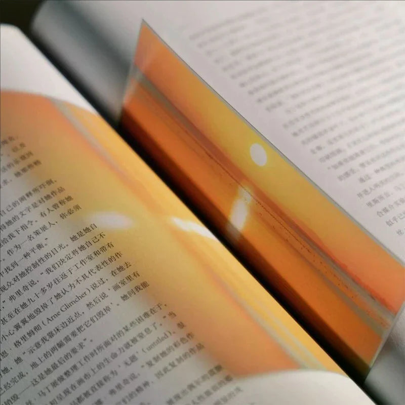 Unique Blue Sea Film Bookmark Featuring Stunning Sunrise Sunset Qme