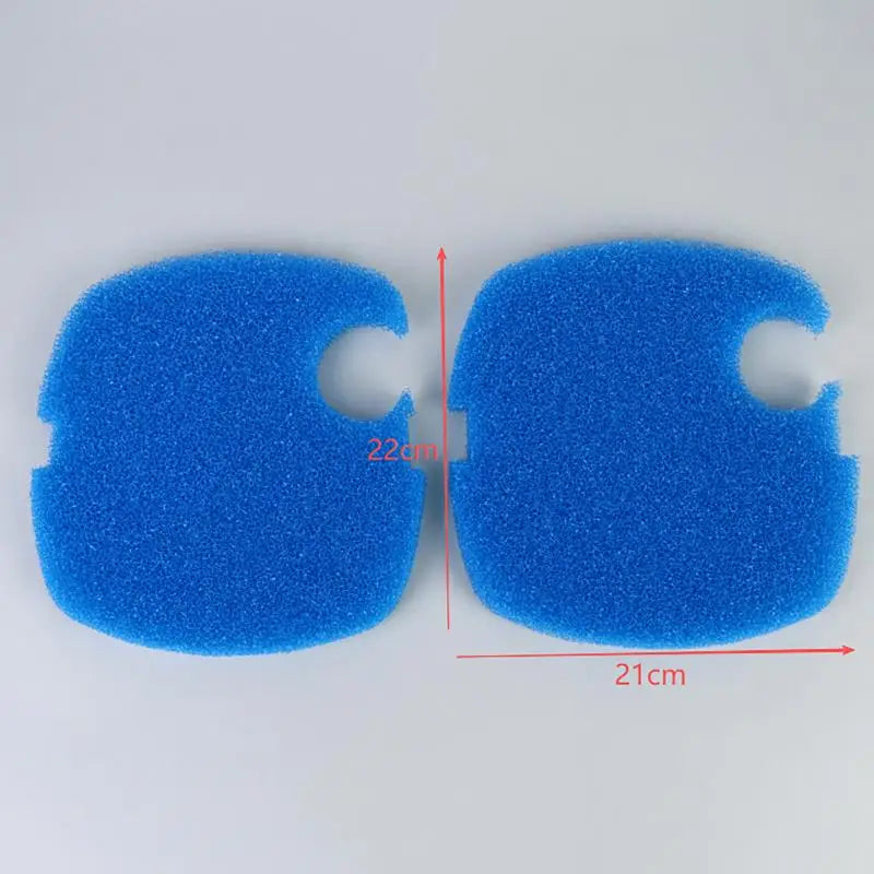 2 Blue White Aquarium Filter Pad Fit 304AB 404AB 704AB Replacement Qme