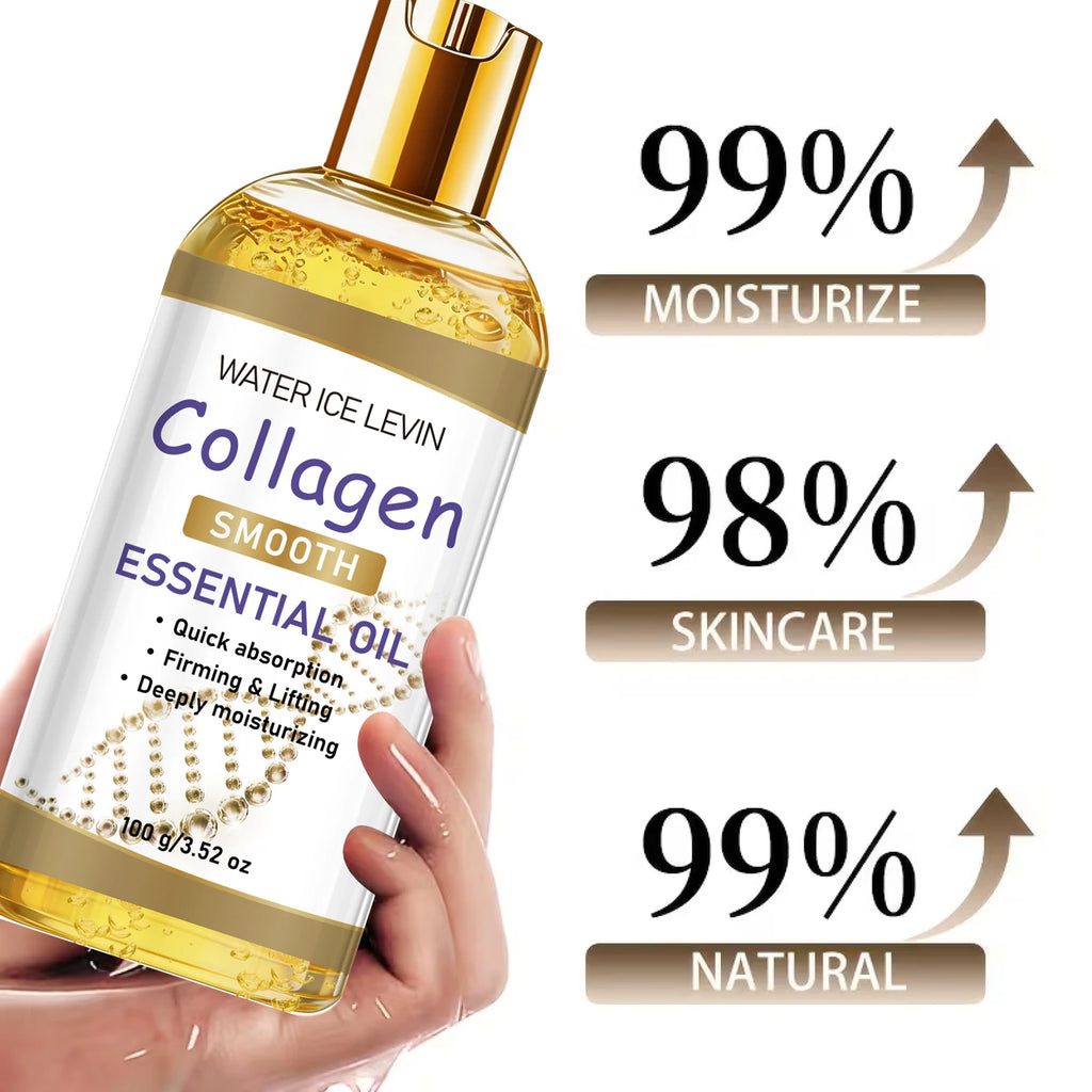 Moisturizing Collagen Body Oil, Firming & Lifting for Smooth, Healthy Skin Qme