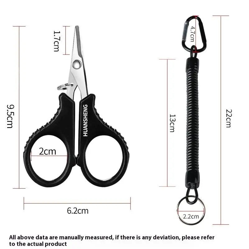 Titanium Coating Stainless Steel Fishing Scissor Plier Cut PE Braid Qme 4
