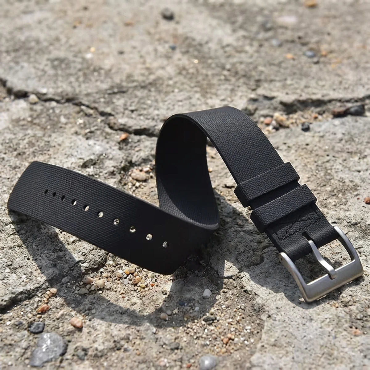 New Sports Fashion for One Piece FKM Watch Strap 20mm 21mm 22mm Rubber Watch Band Wristband for Seiko for Omega watch Qme