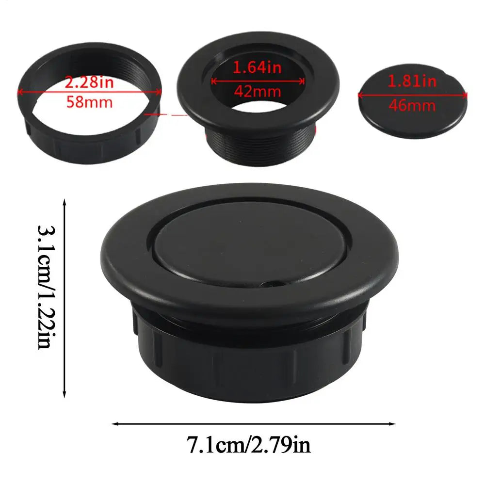 Table Umbrella Hole Cover Set Easy Installation Securing Adapter Patio Umbrella Hole Adapter Ring Cover For Yard Garden RV Qme China Mainland Black