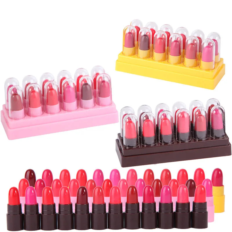 QIANXIU Cute Pet Lipstick Moisturizing Lip Balm Easy Apply Not Fade Qme
