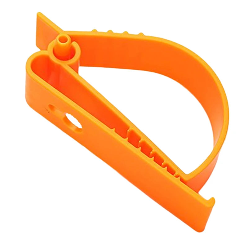 Multifunctional Clamp Safety Helmet Earmuffs Key Chains Clips Labor Qme Orange