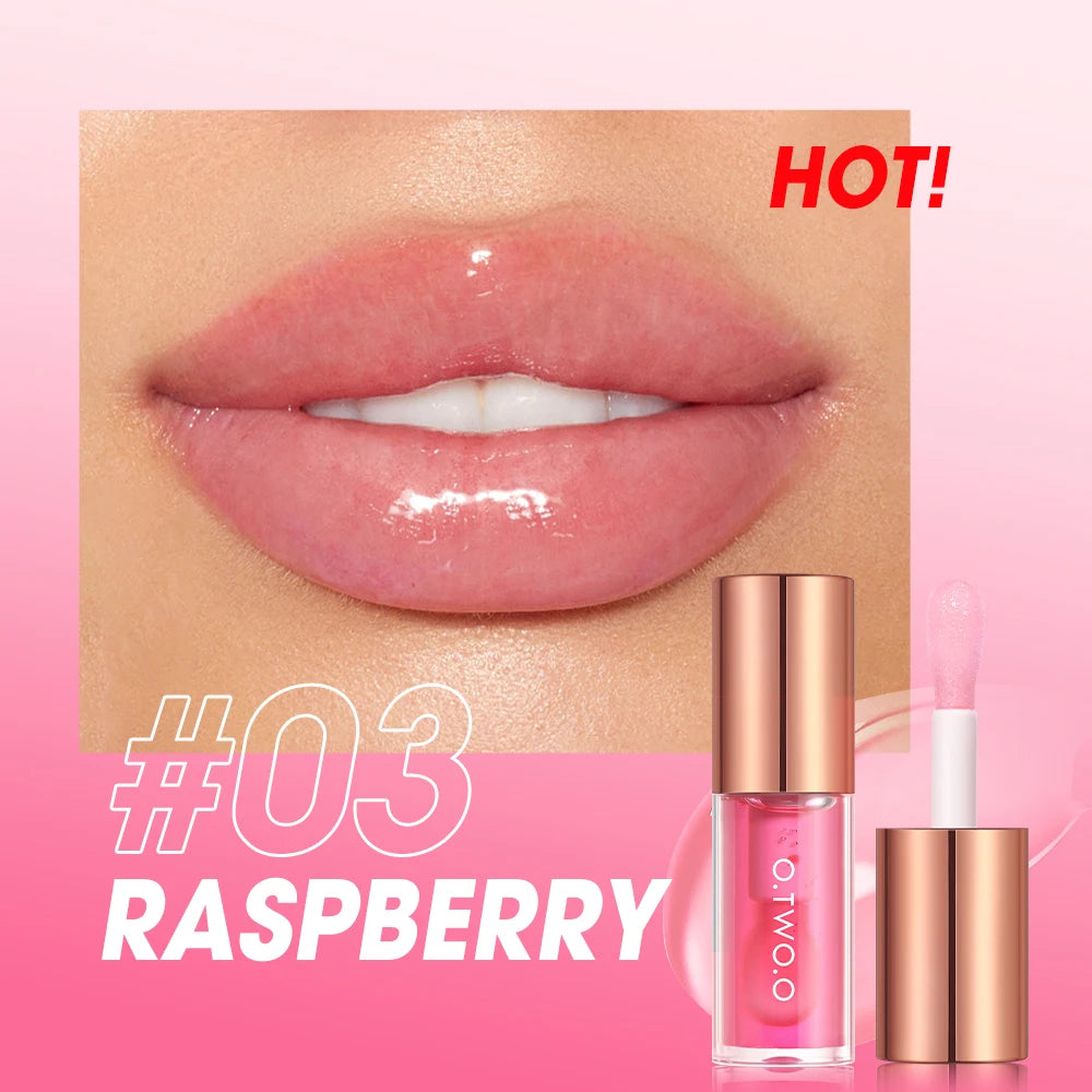 O TWO Lipstick Lip Gloss Balm Changing Transferproof Long Lasting Qme 03 Raspberry China Mainland
