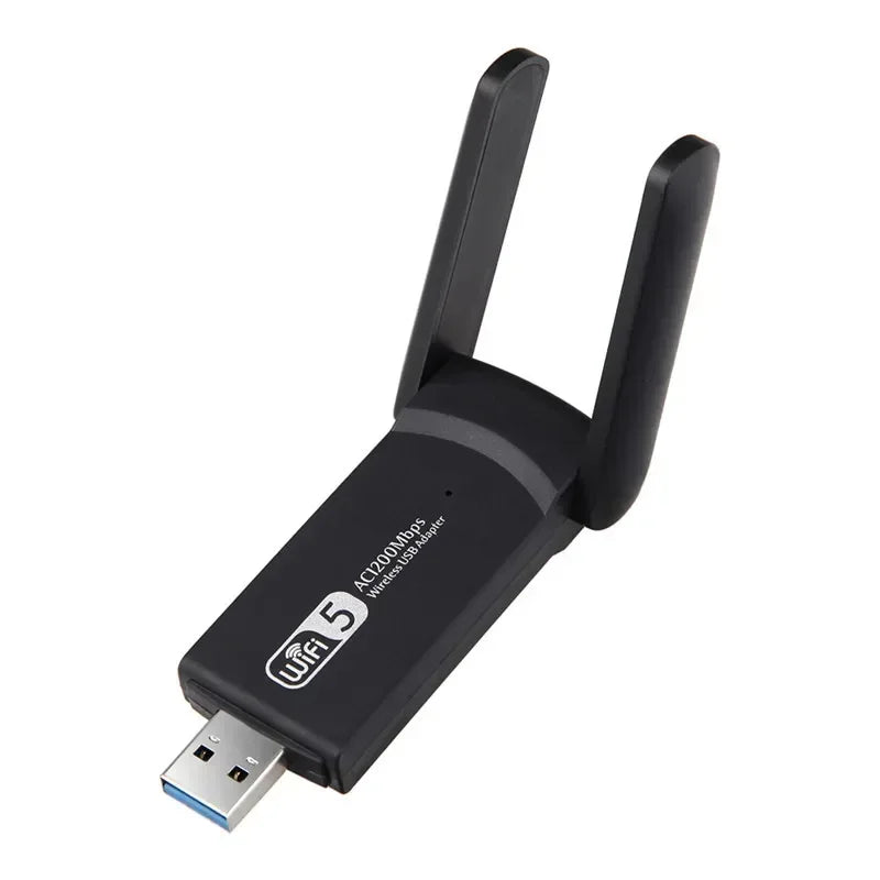New 1200Mbps 802.11AC Wifi Adapter Dual Band 2.4Ghz 5.8GHz USB 3.0 Antenna Dongle Network Card for Laptop Desktop Qme