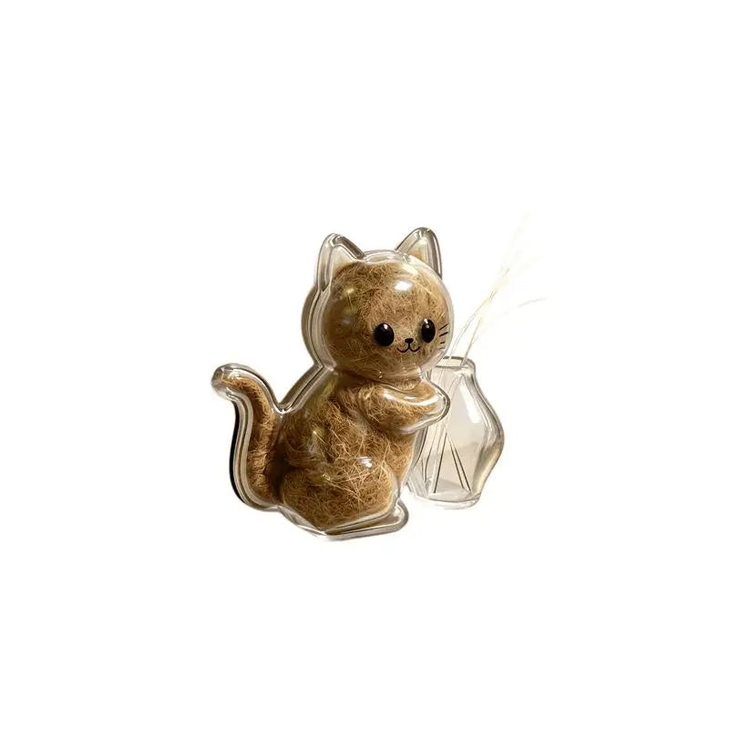 Transparent Cat Hair Storage Refrigerator Magnets Pet Fur Keepsake Qme