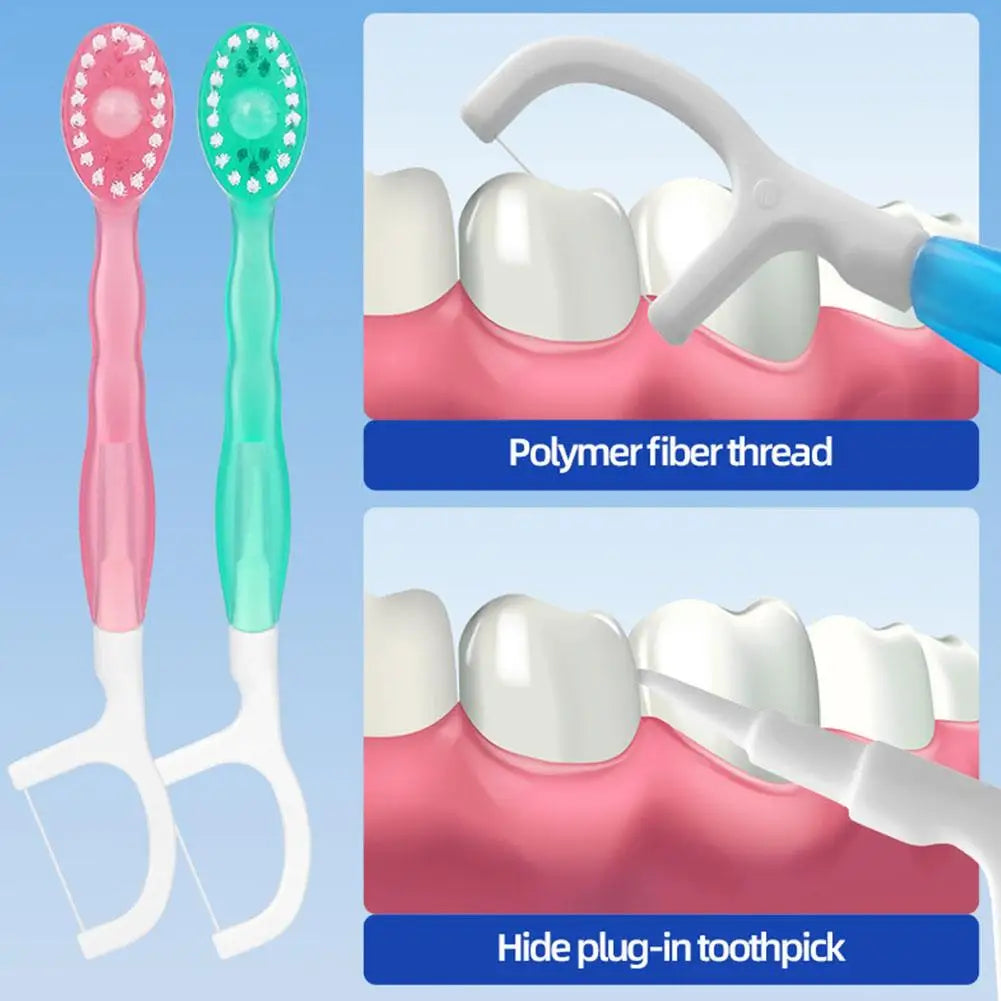Portable Travel Toothbrush Mini Disposable Toothbrushes Individually Qme