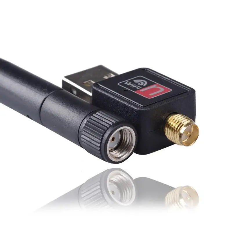 USB Wifi Antenna Adapter 150Mbps 2DB 5DB Wireless Network Card Plug Qme