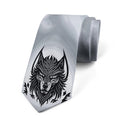 Funny Wave Head Printed Tie Adult Wide Polyester Slim Shirt Suit Qme style7