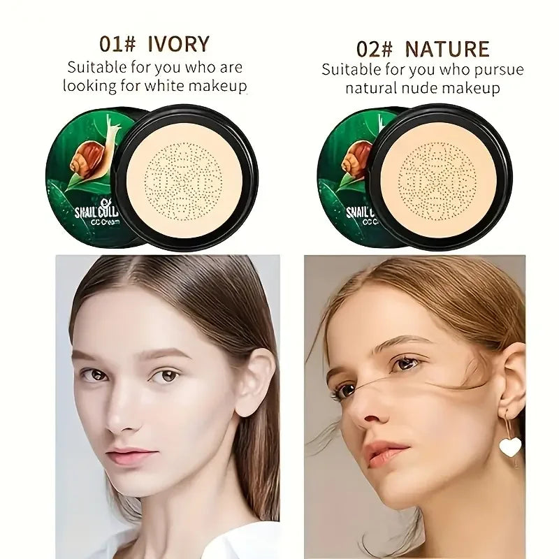 Snail Collagen Cc Cream Waterproof Long-lasting Mushroom Head Air Qme