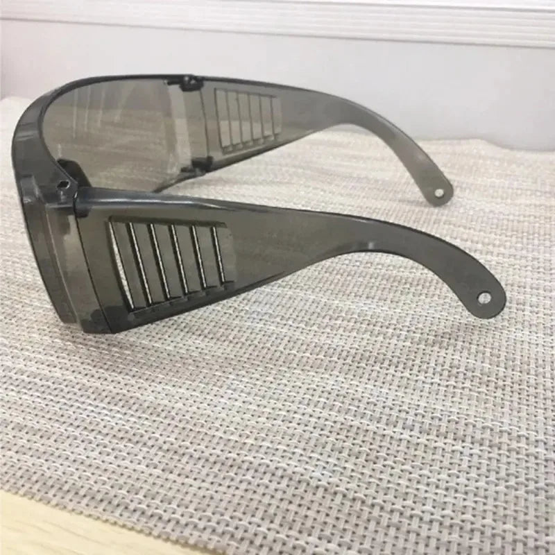 2PCS Safety Goggles Anti-UV Anti-Impact Protective Eyewear for Lab Outdoor Work Sun Protection Glasses Qme