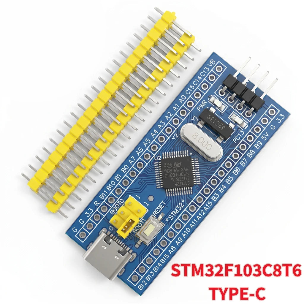 STM32F103C6T6 STM32F103C8T6 ARM STM32 Minimum System Development Board Module For Arduino Qme C8T6 Type-C