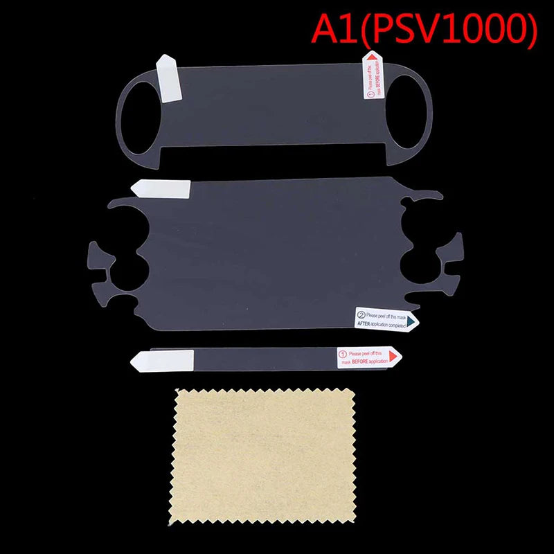 Front Back Screen Protector Film PS Vita PSV1000 2000 Transparent Qme A1PSV1000