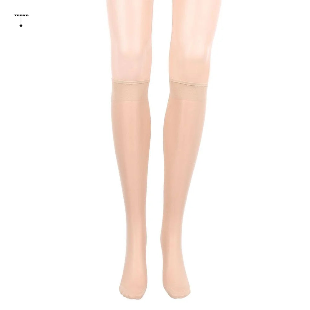 Solid Summer Ladies Transparent Sexy Socks Thigh Stocking Long Tights Qme