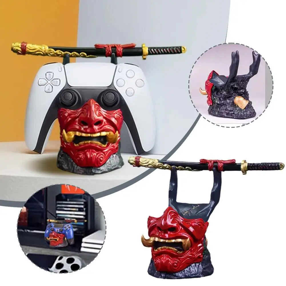 For Gaming Controller Holder One More Life Controller Holder Figure Headphone Stand For PS5/4 Gamepad Bracket Qme