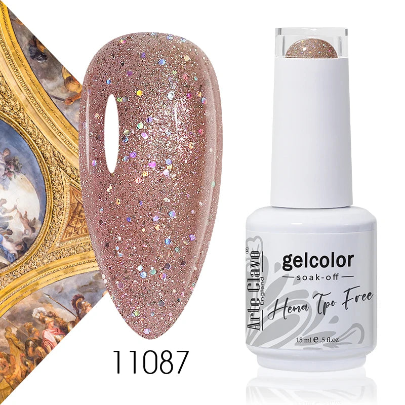Arte Clavo Gel Nail Polish HEMA TPO Gorgeous Soak Off UV LED Semi Qme 11087