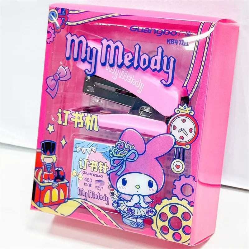 Kuromi Stapler Mini Stapler Cute, Cartoon-Themed, Portable Stapler for Students Qme 3