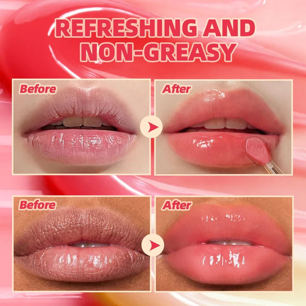 QIBEST Lip Balm Lightening Lip Sleeping Mask Gloss Oil Exfoliating Clean Moisturizer Makeup Beauty Skin Care Products Qme