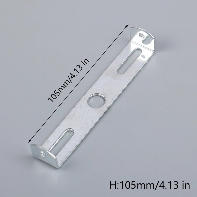 Bracket Ceiling Plate Mounting Iron Bar Fixed Screws Lamp Replacement Qme H