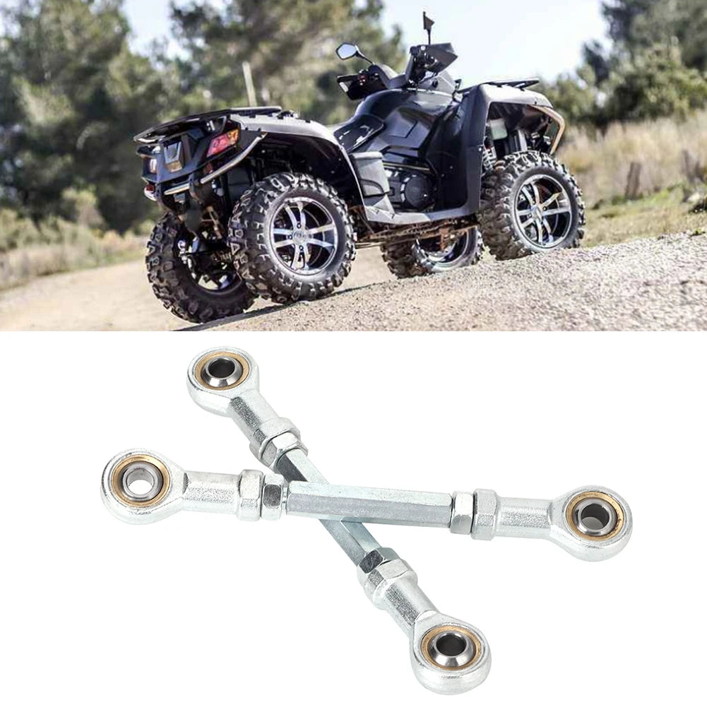 150mm -170mm 8mm Steering Tie Rod Kit Ball Joint for 49cc Electric Mini ATV Go Kart ATV Go Kart Accessory Steering Tie Rod Qme