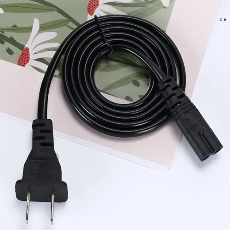 US Plug Power Cable 2pin Figure 8 Compatible Devices 2 Prong Qme
