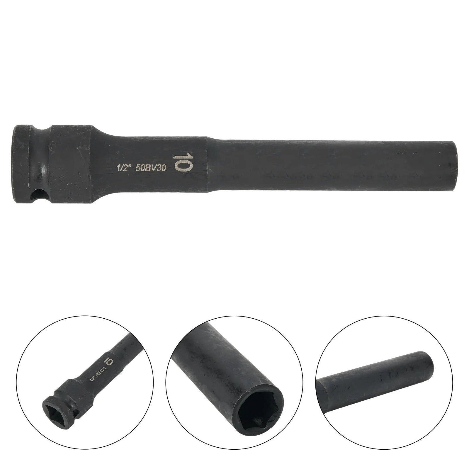 1/2 Drive Socket Wrench Hex Socket Head 8-24mm Adapter Spanner Converter Replacement Parts Tire Removal Tools Accessories Qme