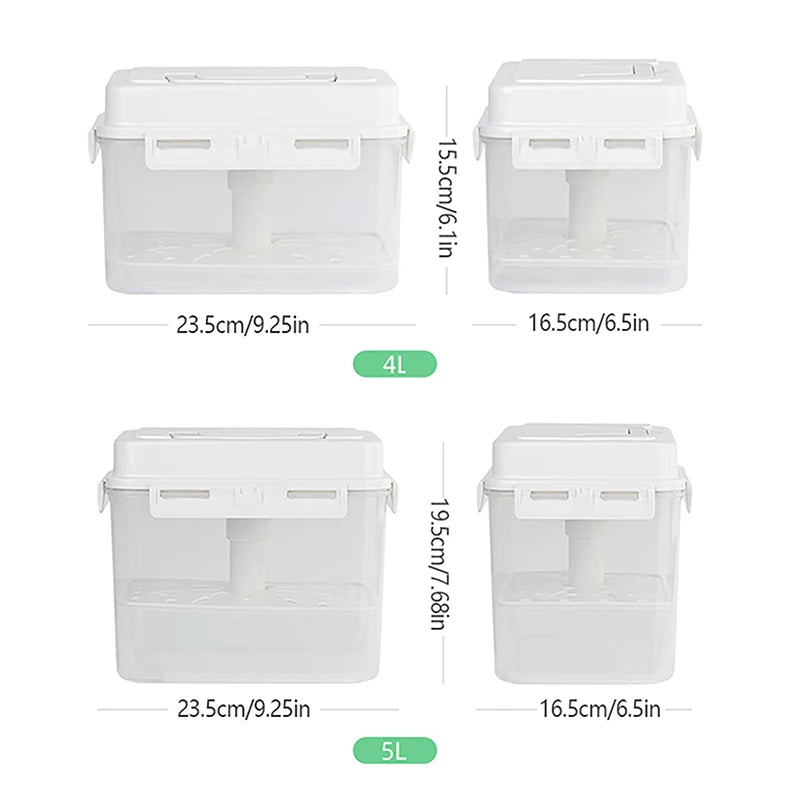 Gherkin Sauerkraut Kimchi Storage Container Fermentation 4 Pickle Jar Qme