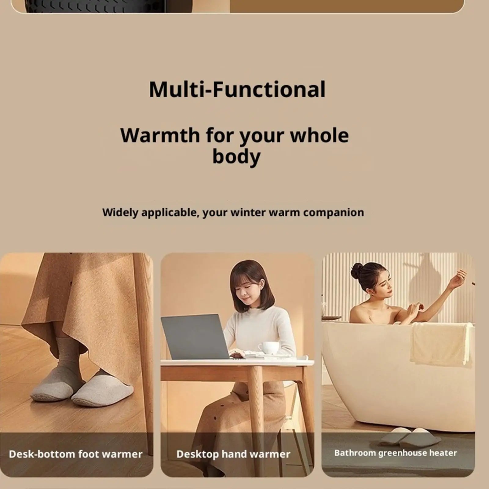 Heaters Indoor Use Waterproof Small Air Heater Electric Heating Qme