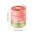 Misting Fan Portable USB Charging Foldable Portable Fan Personal Fans With Low Noise Design Household Fans For Travel Camping Qme Red China Mainland