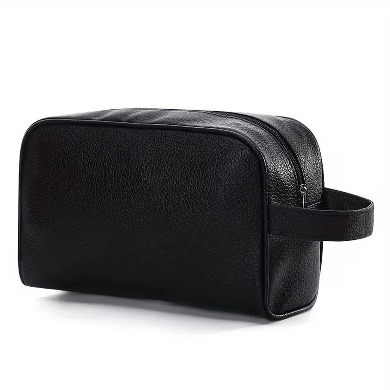 Large PU Toiletry Bag Waterproof Makeup Organizer Travel Cosmetic Qme