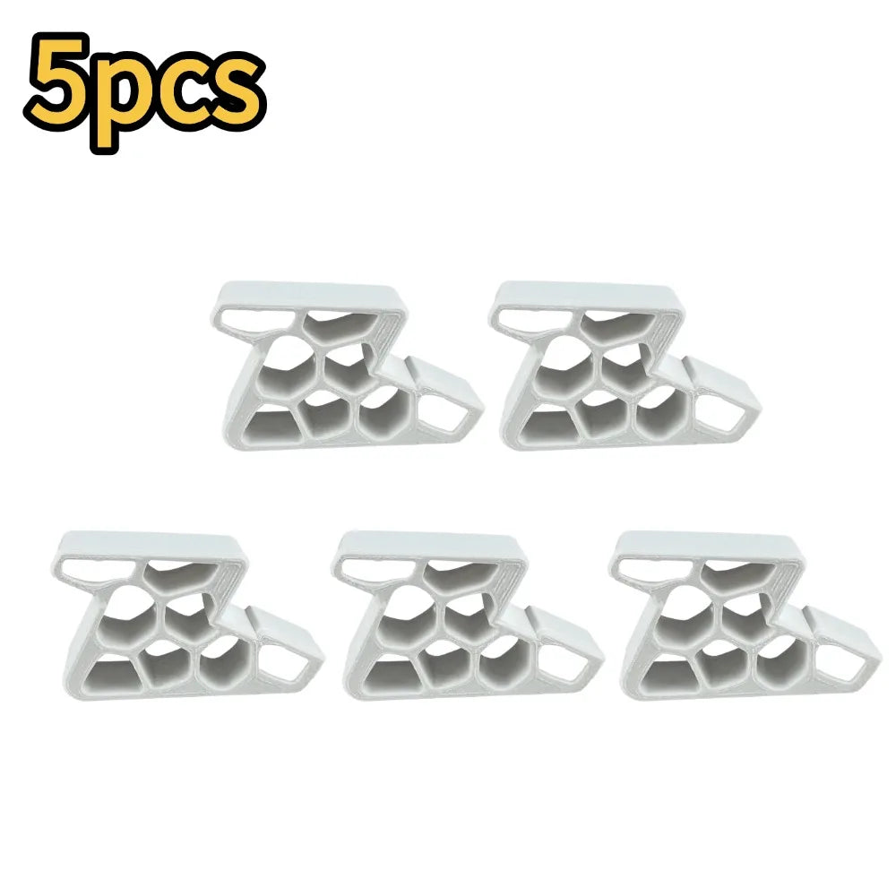 Heavy-Duty Window Door Stop Wedge Non-slip Balcony Door with Track Lock Stopper Easy To Install Remove Doors Anti-wind Holder Qme white-5pcs
