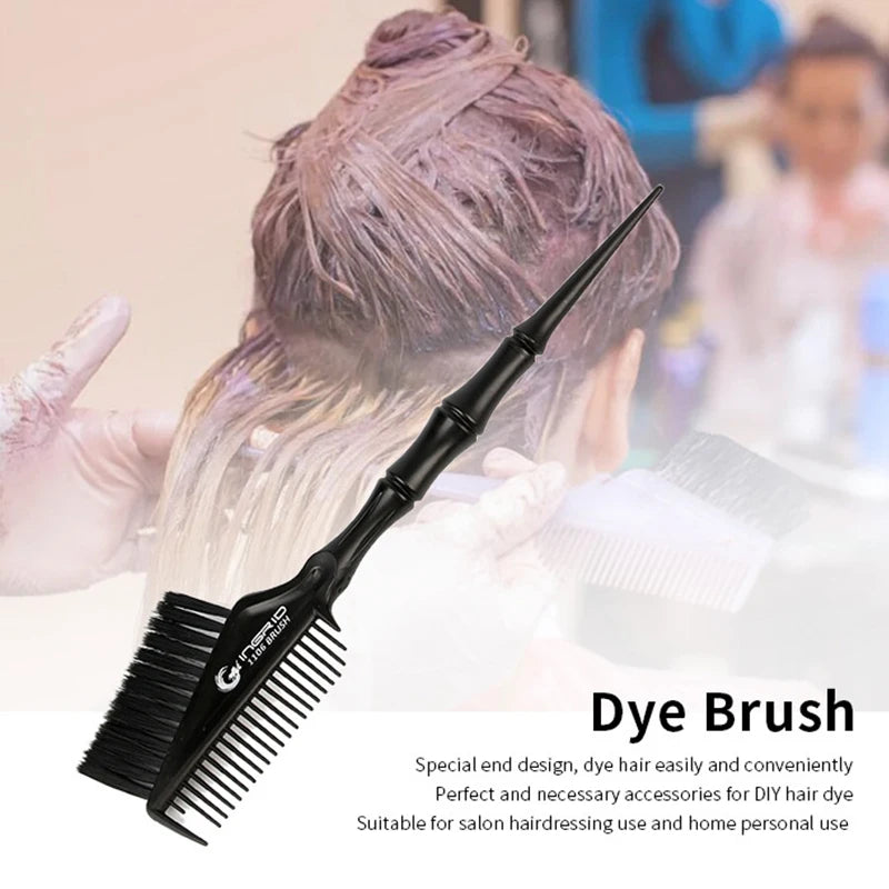 DIY Styling Barber Hairdressing Hair Dye Coloring Comb Salon Tinting Qme