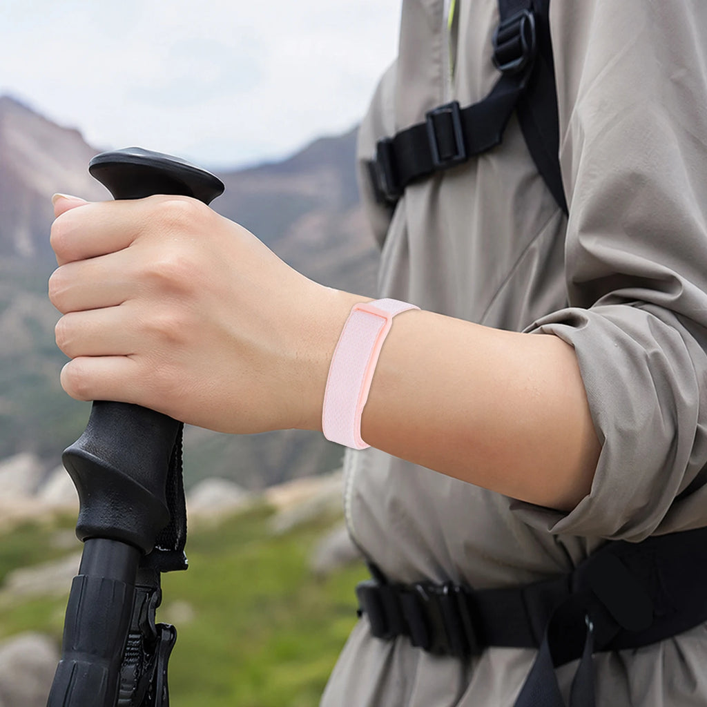 The New Woven Nylon Bicep Arm Band Replacement Strap For Google Fitbit Air Sport Fitness Tracker Adjustable Armband Accessories Qme