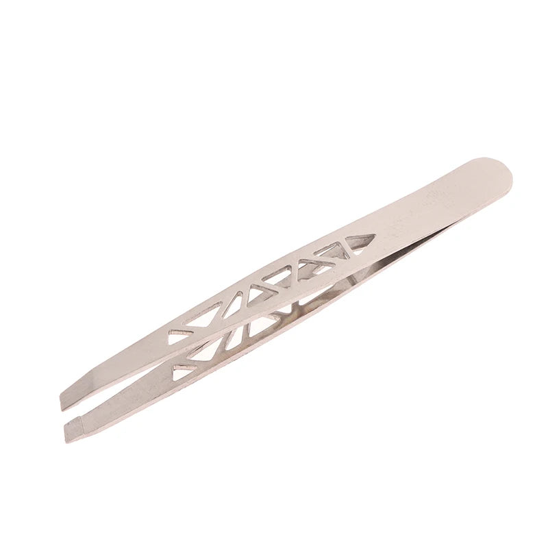 Professional Tweezers Perfect Eyebrow Hair Removal Splinter Ingrown Qme Silver