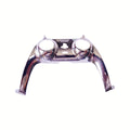Decorative Shell Compatible with PS5 Controller,DIY Replacement Clip Shell,Customized Board Cover Compatible with PS5 Controller Qme Silvery-1pc