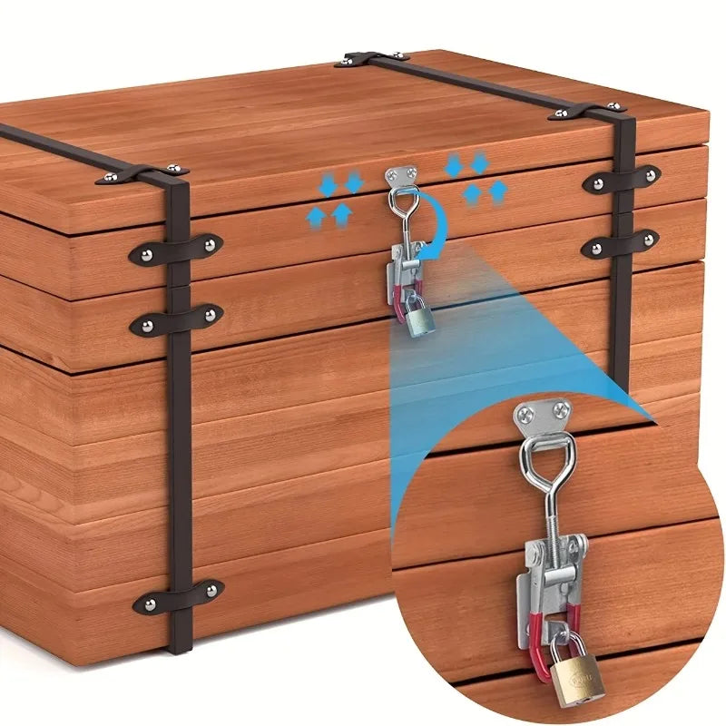 Adjustable Toggle Clamp Latch Heavy Duty Toggle Latches Holding Capacity Pull Latch Clamp For Smoker Lid Jig Tool Box Cas Qme